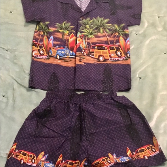 Surf Adventure Kids Pajama Set - Picture 1 of 12